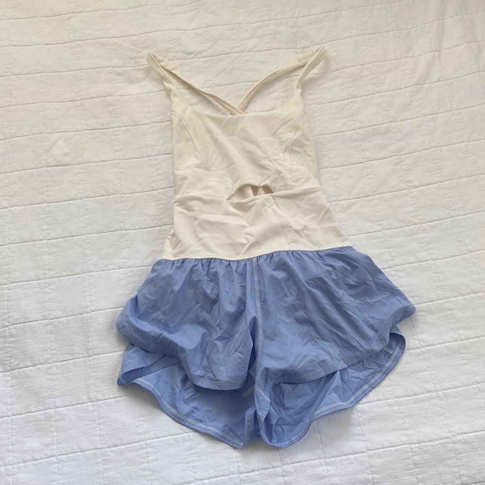 Free people runsie romper!